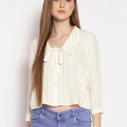 Oxolloxo Yellow Striped Shirt-image-73