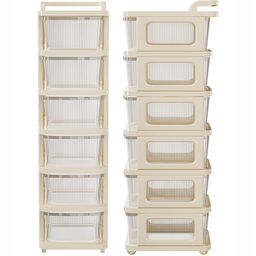 RUBOXA Transparent Set of 1 Regular Drawer Organiser Organisers image 3
