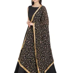 Dupatta Bazaar Black Dupatta image 3