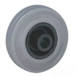 Guitel Hervieu Black Grey Rubber Non-Marking Trolley Wheel 125 Kg, 55251245-image-38