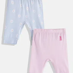 United Colors of Benetton Girls Set of 2 Pure Cotton Leggings-image-29