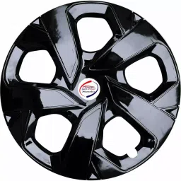 Auto Pearl B26 R15 r 381 mm(15 Inch) ess Type Wheel Hubcap with Retention Ring Glossy Black Wheel Cover for Maruti Ignis 1.2 AMT Delta Petrol (Set of 4)-image-82
