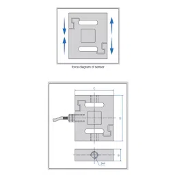 Insize Compact S Type Tensile/Compression Sensor 10 Kg Range Stainless Steel 100 N Max Force, 8651-100 image 2