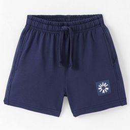 Doreme Single Jersey Knit Shorts With Logo Print - Blue Berry-image-19