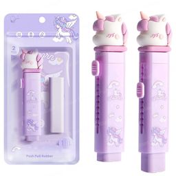 FunBlast Unicorn Cutter Shaped Eraser for Kids  Pack of 2-1