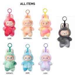 YAMAMA Cute Labubu Energy Monster Style Vinyl Plush Keychain Mystery Box Collectible Toy for Kids & Adults 17 cm (Pack of 1 - Color and Design May Vary)-3