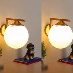 SWIATLO Gold-Toned Metal Wall Lamps-picture-27