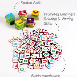 Intelliskills Language Series Magnetic Spell & Learn - 64 Picture & 144 Alphabet Magnets image 5