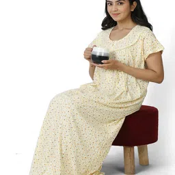 CHUI MUI Women Printed Maxi Nightdress-picture-55