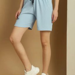 Vimal Jonney Blue Regular Fit Mid Rise Shorts-image-68