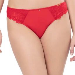 Amante Red Lace Work Thong Panty-image-43