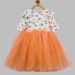 Toy Balloon kids Girls Graphic Printed Fit & Flare Dress-image-81