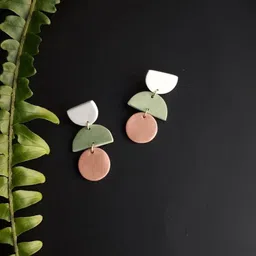 VMA PLAY FASHION Geometric Shaped Drop Earrings-picture-28