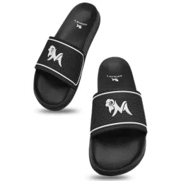 Neemans Men's Signature Black Slides image 3