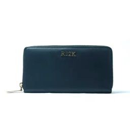 RI2K London Teal Leather Zip around Wallet-18