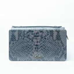 RI2K London Grey Leather Textured Zip around Wallet-picture-20