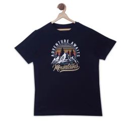 Red Tape Boys Navy Printed T-Shirt-image-50