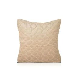 Home4U Meridian Beige Cotton Cushion Cover - Set of 1-image-63