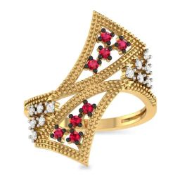 PC Jeweller Lipot 18k Gold Ring for Women-image-74