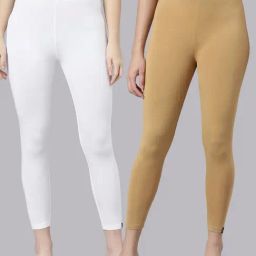 TWIN BIRDS Women Pack Of 2 High Ankle Leggings-image-72