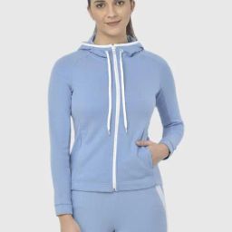 Woodland Light Blue Regular Fit Hoodie-picture-16