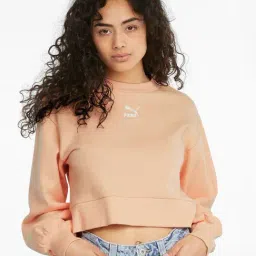Puma Light Peach Relaxed Fit Sweatshirt-picture-11