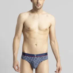 Vh Innerwear Blue Cotton Regular Fit Printed Briefs-picture-35