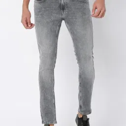 Spykar Grey Super Slim Fit Low Rise Jeans-image-8