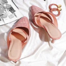 Moda-X Women's Nude Mule Sandals-image-28
