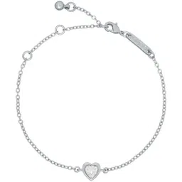 Ted Baker Hansa Crystal Heart Silver Bracelet-48