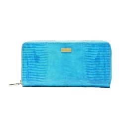 RI2K London Blue Leather Textured Zip around Wallet-47