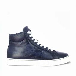 Saint G Men's Tesoro Blue Ankle High Sneakers-image-16