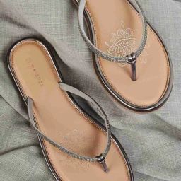 Melange by Lifestyle Women's Pewter Thong Sandals-picture-12