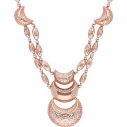 C. Krishniah Chetty Group Lunar Elegance Gold Necklace-picture-30