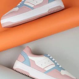 Mochi Women's Pink Casual Sneakers-image-69