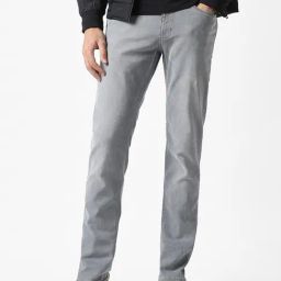 Van Heusen Grey Cotton Regular Fit Jeans-picture-40