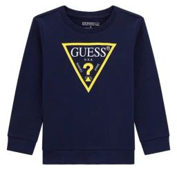 Guess Kids Deck Blue Logo Regular Fit Sweatshirt-image-16