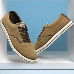 Woodland Men's Camel Casual Sneakers-image-63
