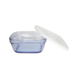 Duralex Marine Toughened Glass Square Fresh Box With Frosted Lid (1.15 L) - Set of 2 image 3