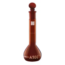 Borosil 5653A09 Capacity 25 ml Volumetric Flask image 1