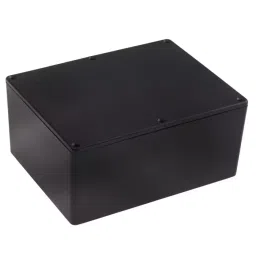 RS PRO Black Die Cast Aluminium Enclosure, Black Lid, 165.8 x 127.3 x 76.3 mm Model No 5173995-image-78