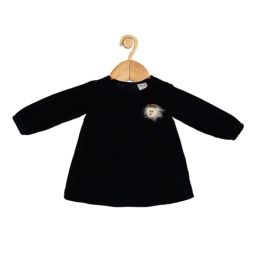 Creative Kid's Girls Navy Blue Cotton Dress-image-56