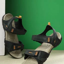 Sparx Men's Black Floaters-image-92