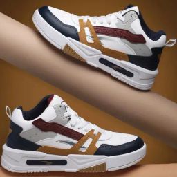 Asian Men's Multicolor Ankle High Sneakers-picture-11