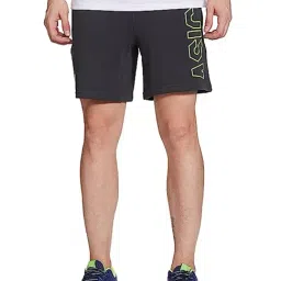 Asics 7In Graphic Dark Grey Regular Fit Printed Sports Shorts-image-70