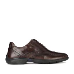 Hush Puppies by Bata Men's SAVILE ROW Brown Brogue Shoes-image-51