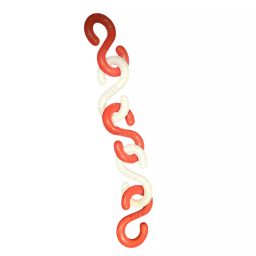 GENERIC Safety Chain S Type PVC White & Red 5 m Length 8 mm Thickness, 5 (Pack of 5)-picture-46