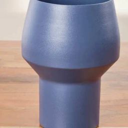 Cusp Blue And Blue Metal Vase-image-46
