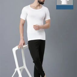 Force NXT White Cotton Regular Fit Vest - Pack Of 2-image-35