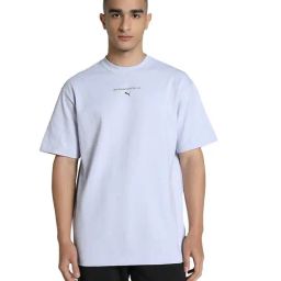 Puma House Of Graphics Blue Cotton Relaxed Fit Graphic T-Shirt-image-15
